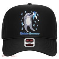 Diabetes Awareness Dabbing Sloth Hat thumb 0