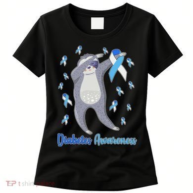 Diabetes Awareness Dabbing Sloth Women's T-Shirt