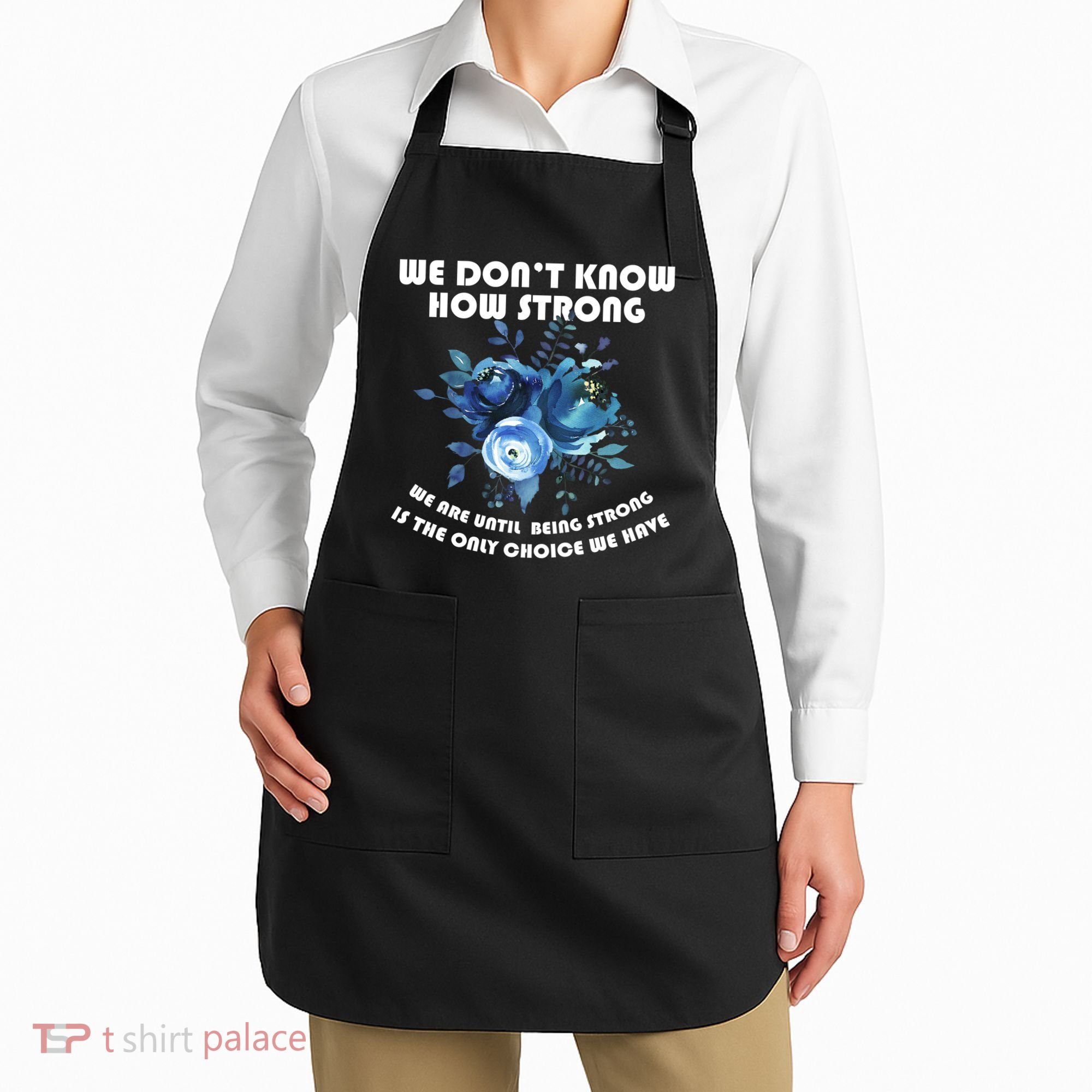 Diabetes Awareness Florial Apron