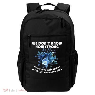 Diabetes Awareness Florial Backpack
