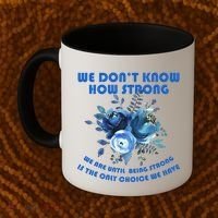 Diabetes Awareness Florial Coffee Mug thumb 2