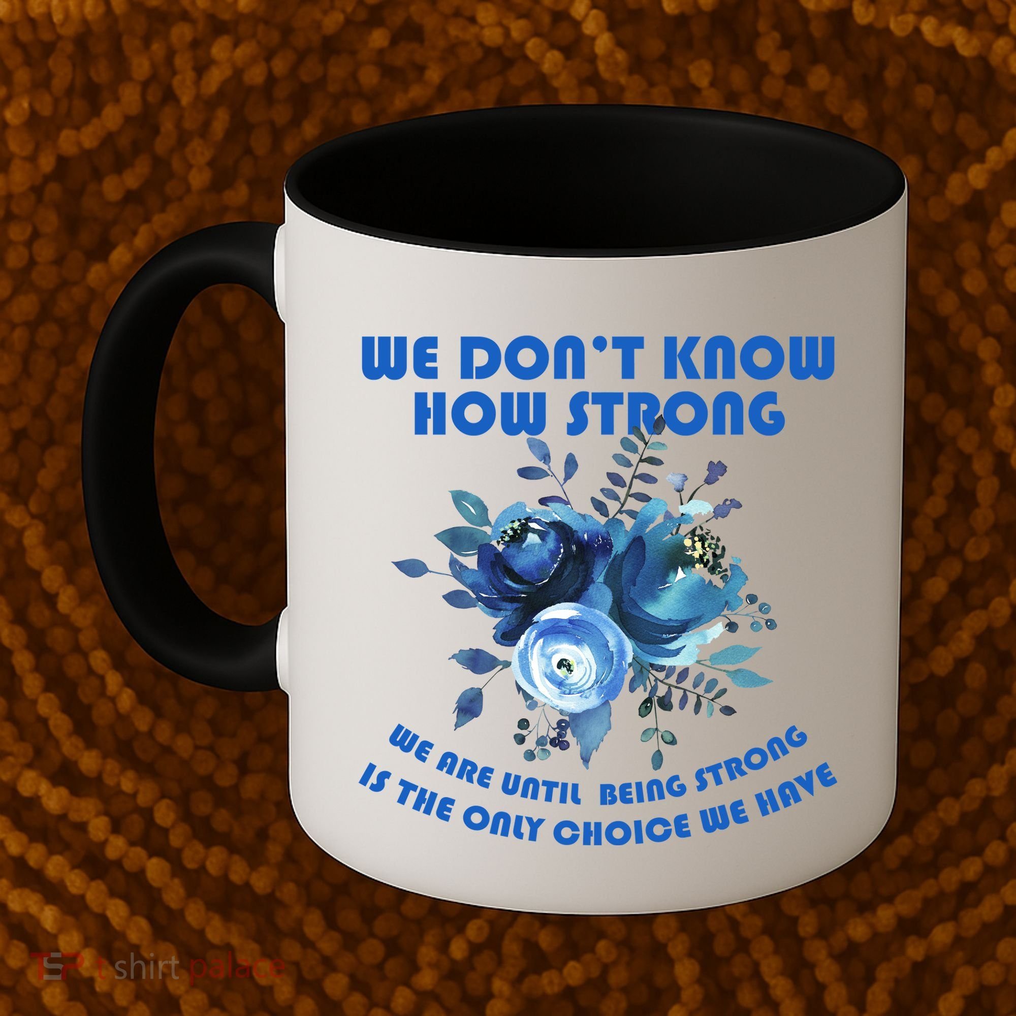 Diabetes Awareness Florial Coffee Mug