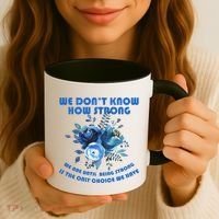 Diabetes Awareness Florial Coffee Mug thumb 3