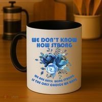 Diabetes Awareness Florial Coffee Mug thumb 4