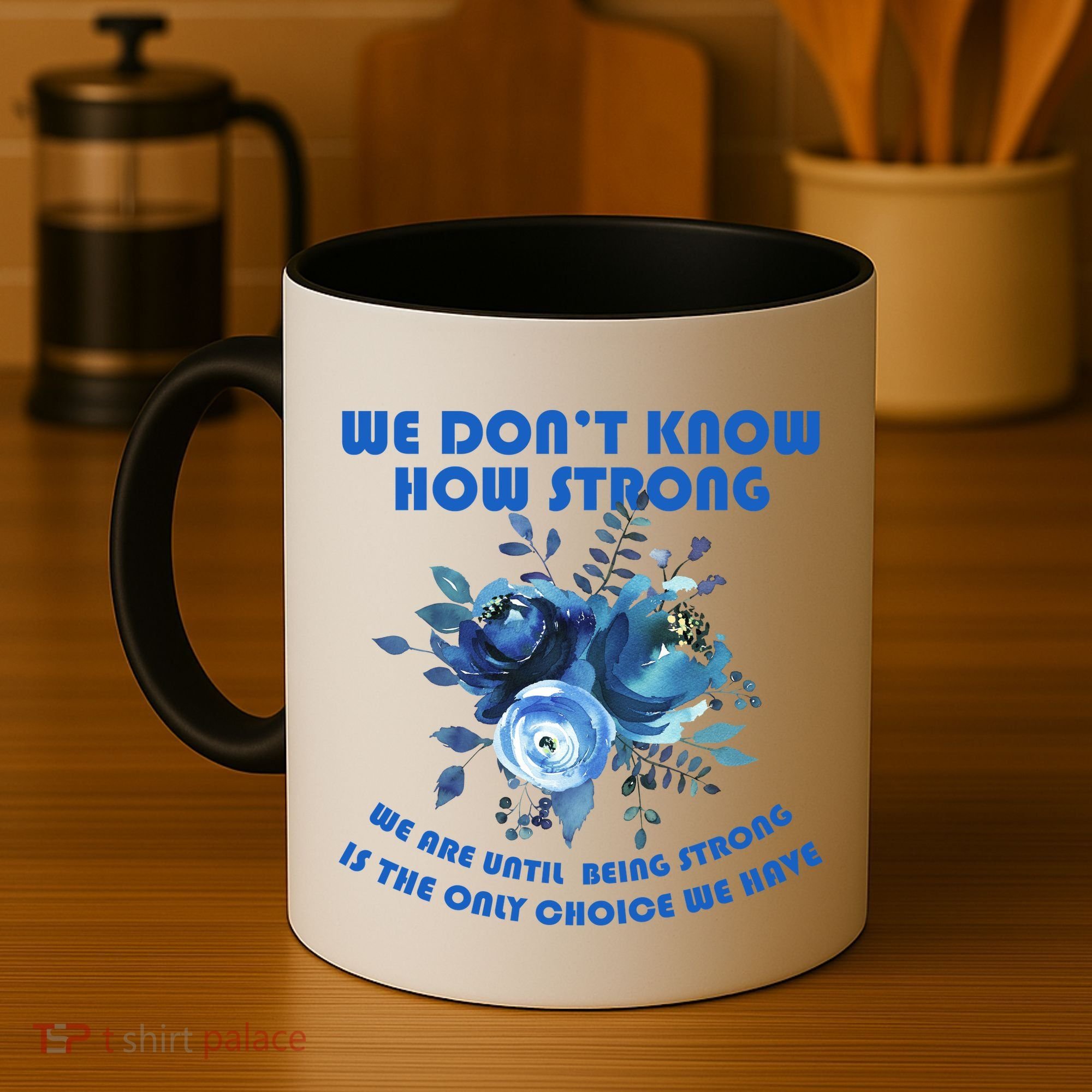 Diabetes Awareness Florial Coffee Mug