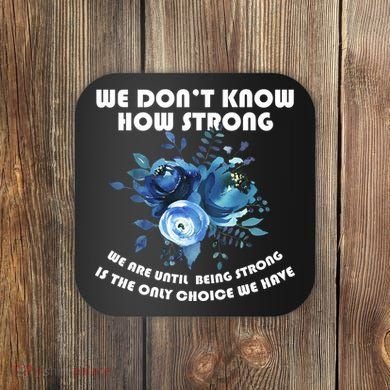 Diabetes Awareness Florial Coaster