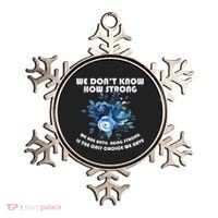 Diabetes Awareness Florial Ornament thumb 0