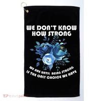 Diabetes Awareness Florial Golf Towel thumb 0