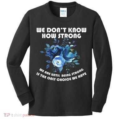 Diabetes Awareness Florial Kids Long Sleeve Shirt
