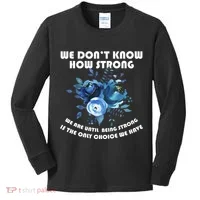Diabetes Awareness Florial Kids Long Sleeve Shirt thumb 0