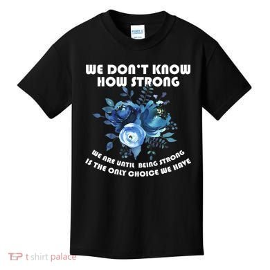 Diabetes Awareness Florial Kids T-Shirt