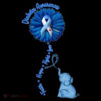 Diabetes Awareness Flower Elephant Coffee Mug thumb 5