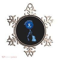 Diabetes Awareness Flower Elephant Ornament thumb 0