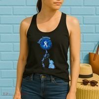 Diabetes Awareness Flower Elephant Women's Tank Top thumb 2