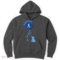 Diabetes Awareness Flower Elephant Hoodie thumb 0