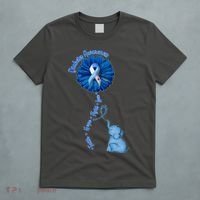 Diabetes Awareness Flower Elephant T-Shirt thumb 5
