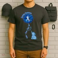 Diabetes Awareness Flower Elephant T-Shirt thumb 6
