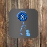 Diabetes Awareness Flower Elephant Coaster thumb 0
