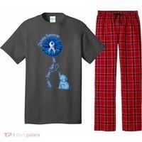 Diabetes Awareness Flower Elephant Pajama Set thumb 0