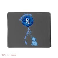 Diabetes Awareness Flower Elephant Mousepad thumb 0