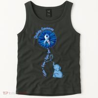 Diabetes Awareness Flower Elephant Tank Top thumb 2