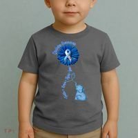 Diabetes Awareness Flower Elephant Toddler T-Shirt thumb 2