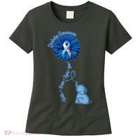 Diabetes Awareness Flower Elephant Women's T-Shirt thumb 0
