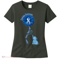 Diabetes Awareness Flower Elephant Women's T-Shirt thumb 0