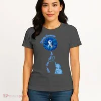 Diabetes Awareness Flower Elephant Women's T-Shirt thumb 4