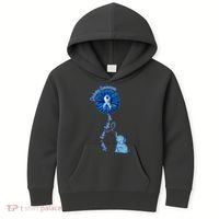 Diabetes Awareness Flower Elephant Kids Hoodie thumb 0