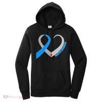 Diabetes Awareness Heart Women's Hoodie thumb 0