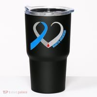 Diabetes Awareness Heart Tumbler thumb 0