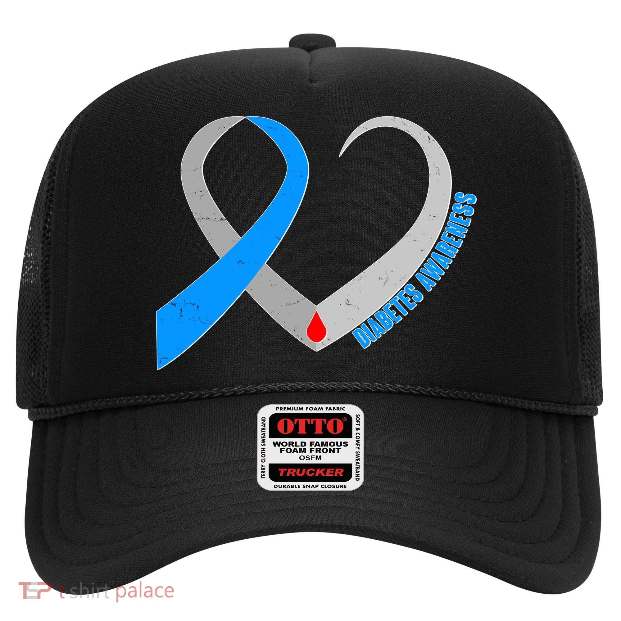 Diabetes Awareness Heart Hat