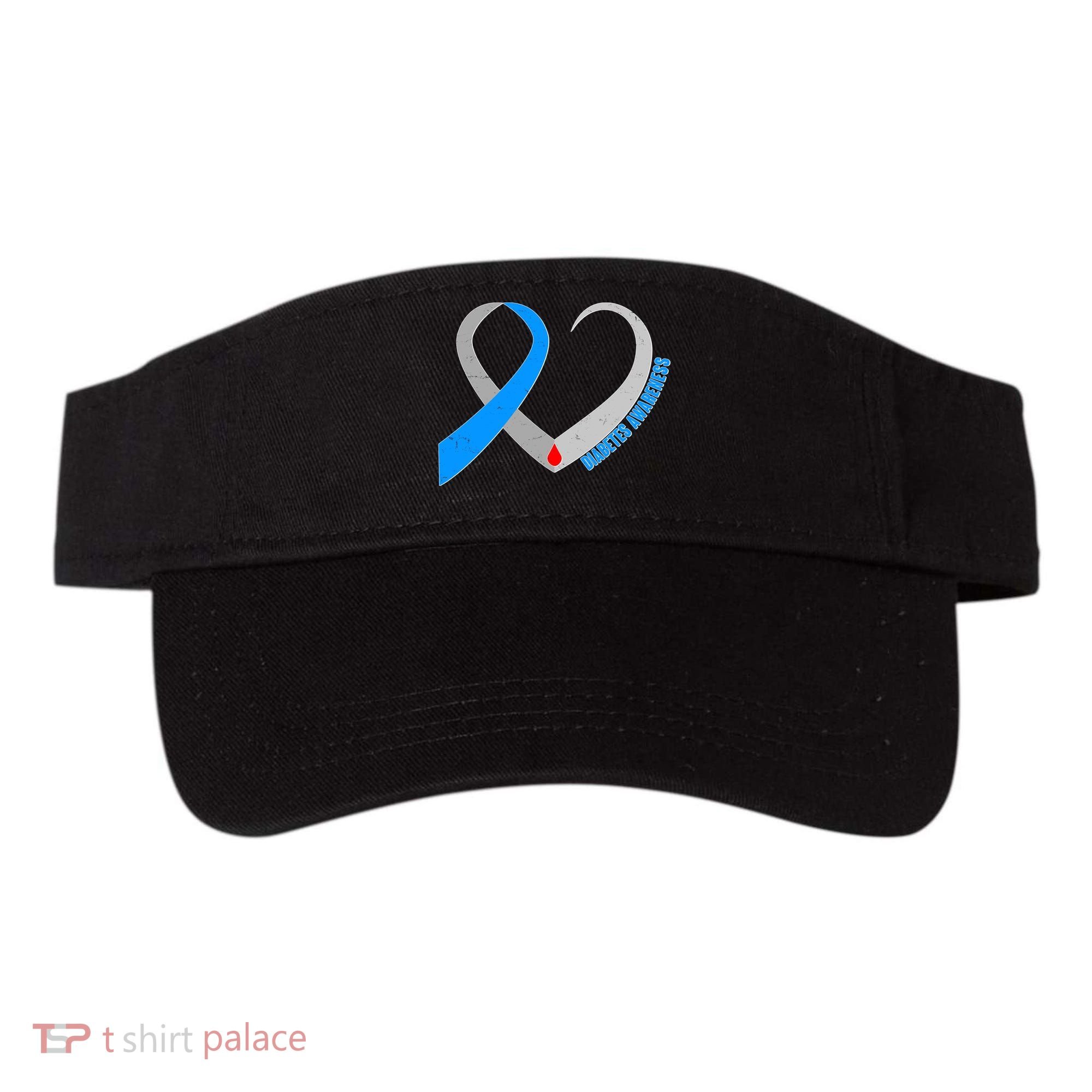 Diabetes Awareness Heart Visor