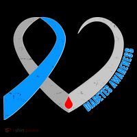 Diabetes Awareness Heart Visor thumb 3