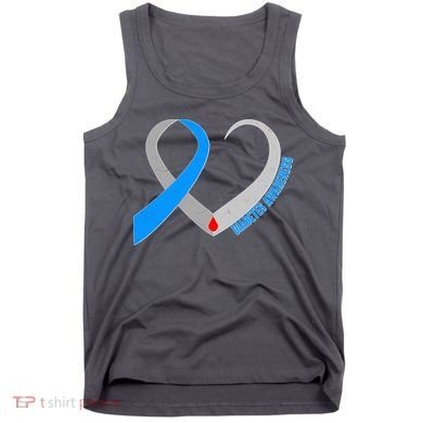 Diabetes Awareness Heart Tank Top