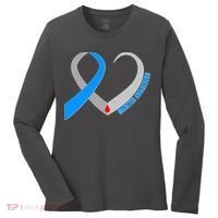 Diabetes Awareness Heart Women's Long Sleeve Shirt thumb 0