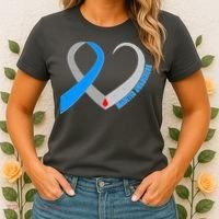 Diabetes Awareness Heart Women's T-Shirt thumb 2