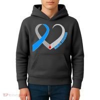 Diabetes Awareness Heart Kids Hoodie thumb 4