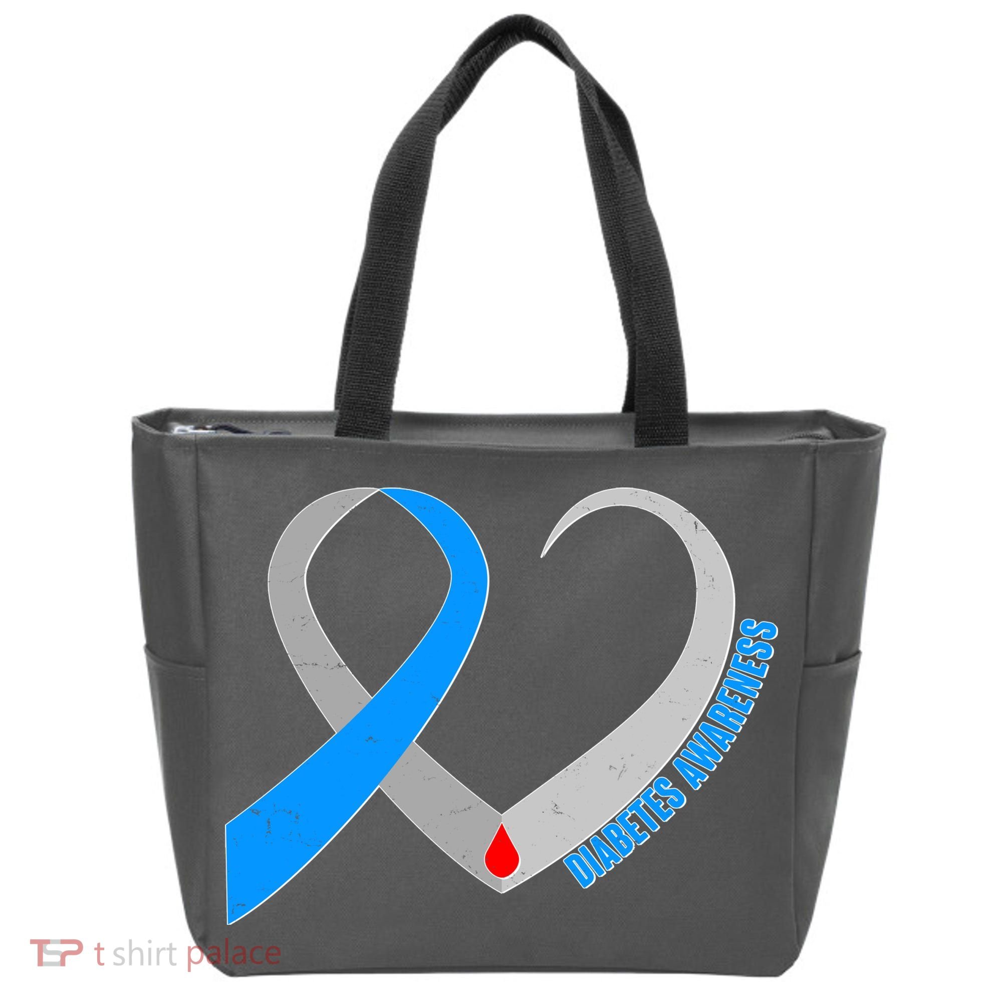Diabetes Awareness Heart Tote Bag