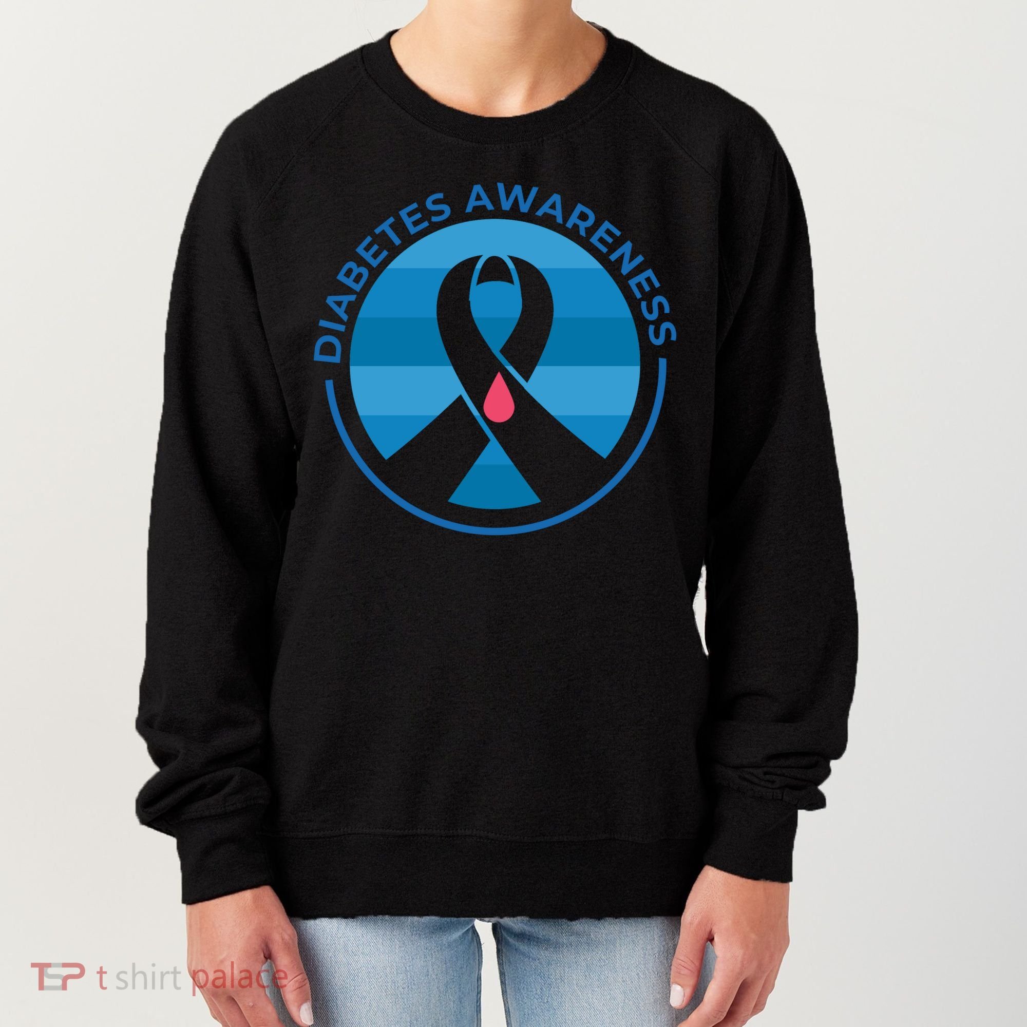 Diabetes Awareness Symbol Women's Sweatshirt