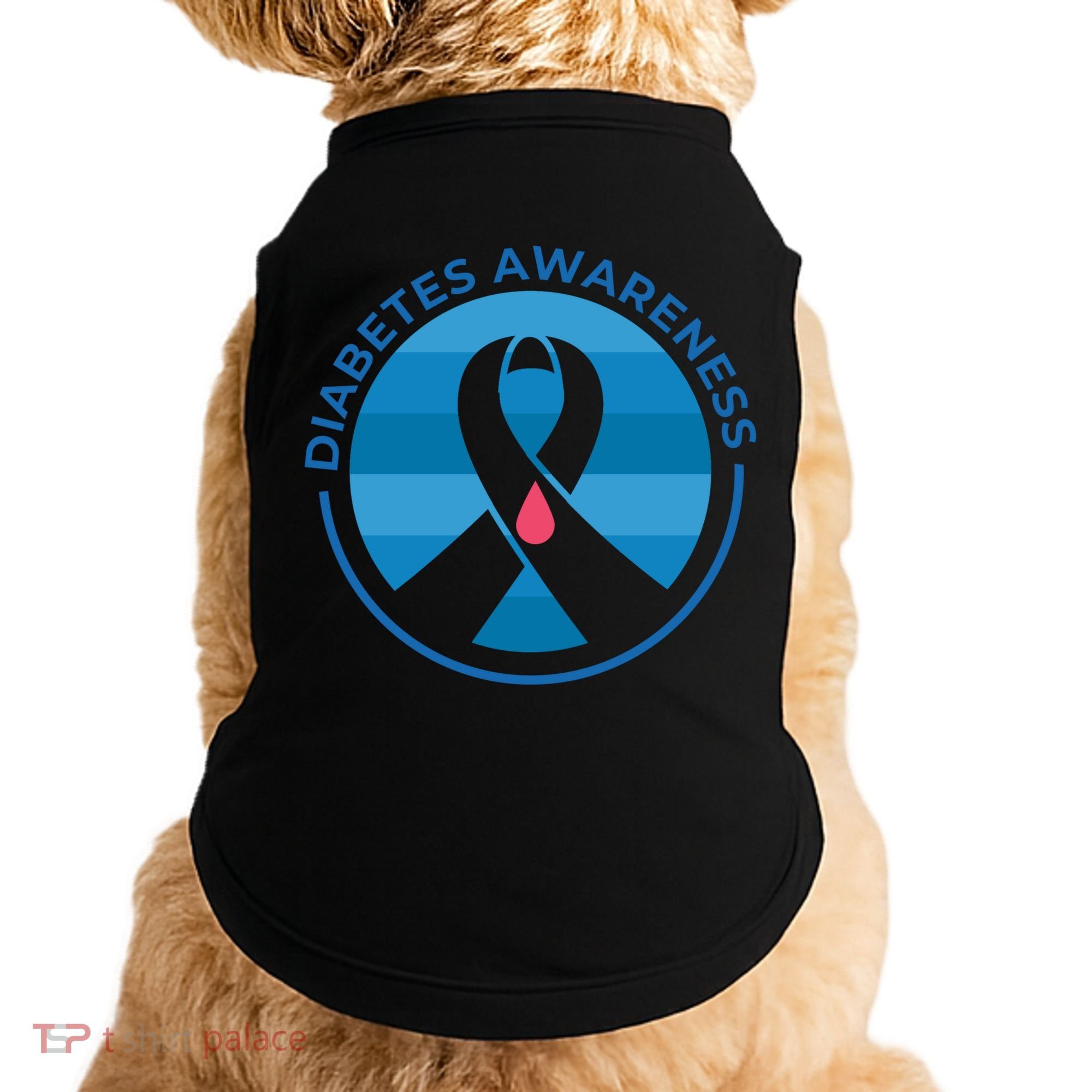 Diabetes Awareness Symbol Doggie Tank