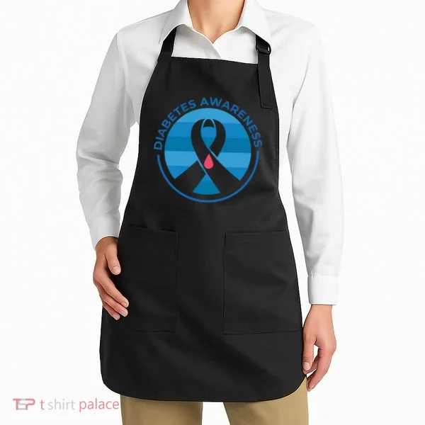 Diabetes Awareness Symbol Apron