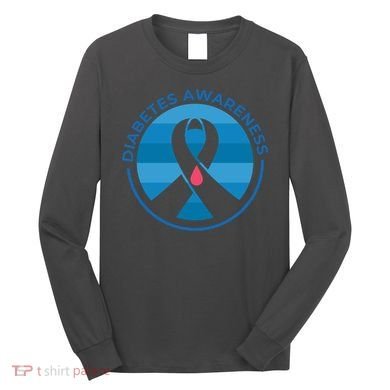 Diabetes Awareness Symbol Long Sleeve Shirt