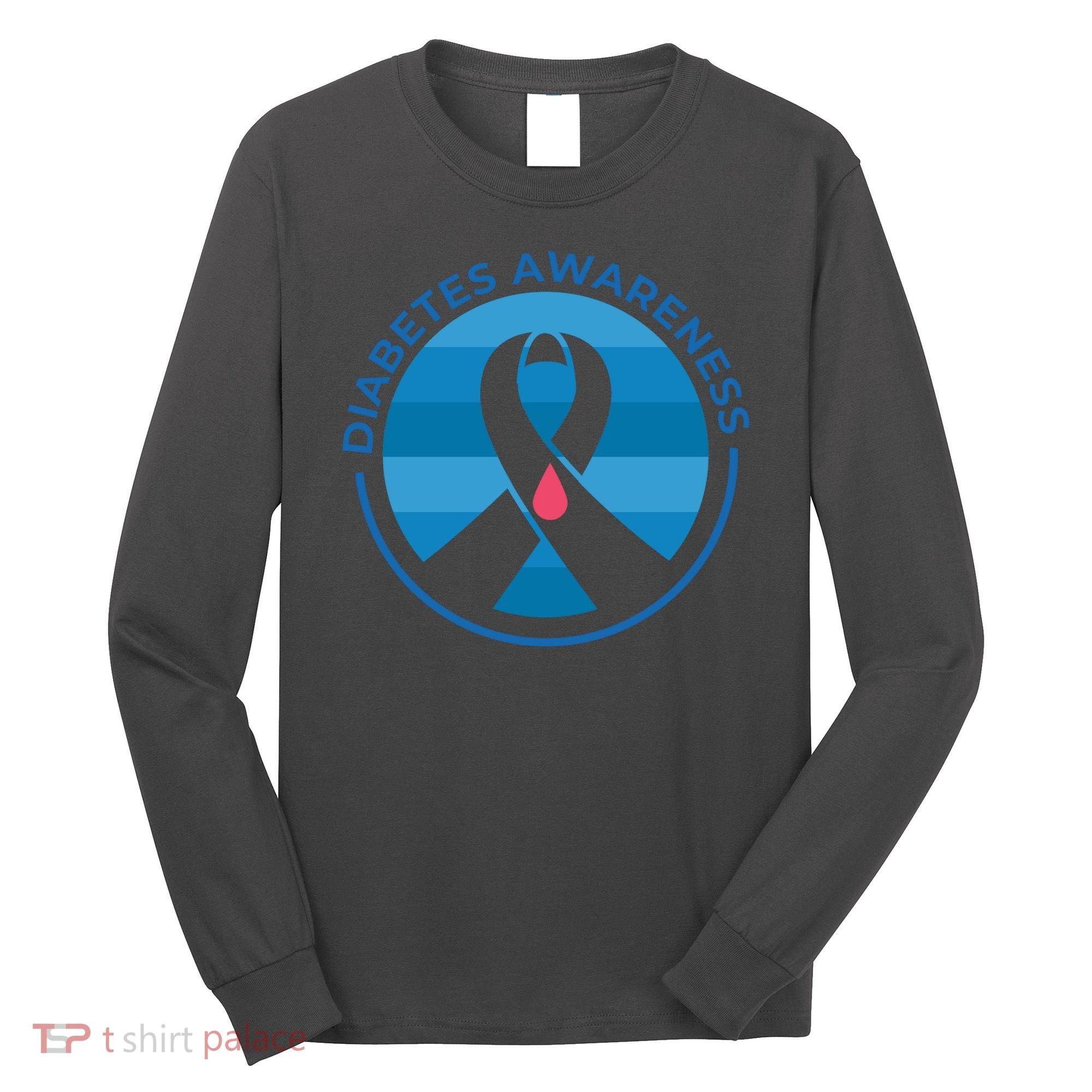 Diabetes Awareness Symbol Long Sleeve Shirt