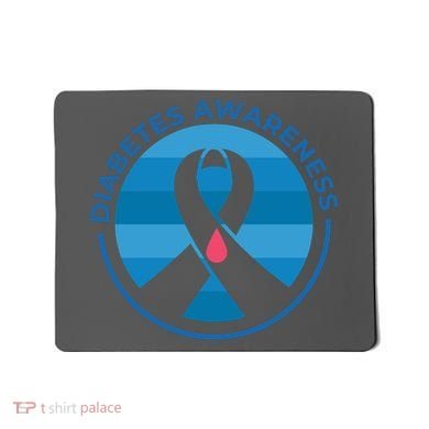 Diabetes Awareness Symbol Mousepad