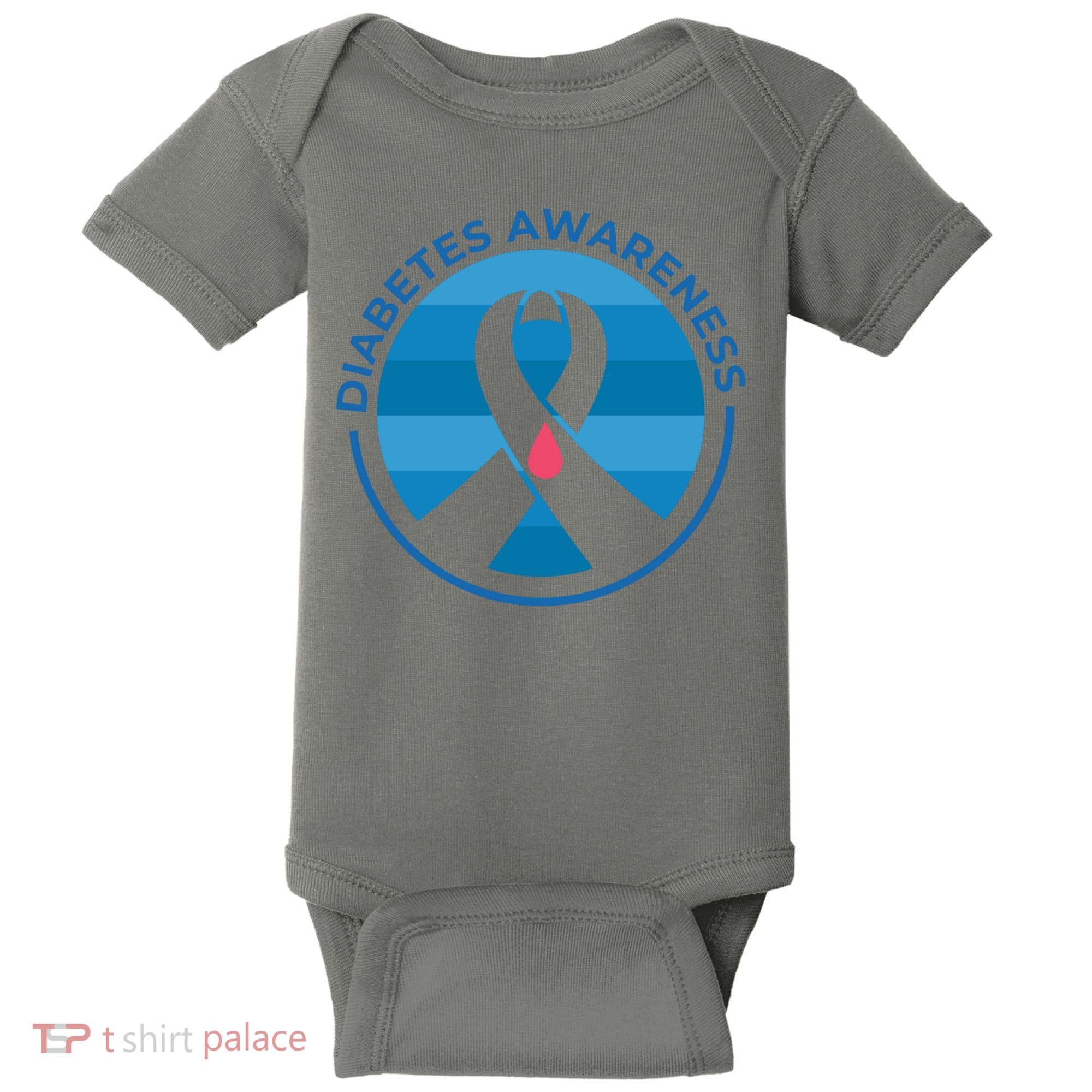 Diabetes Awareness Symbol Baby Bodysuit
