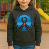 Diabetes Awareness Symbol Kids Hoodie thumb 3