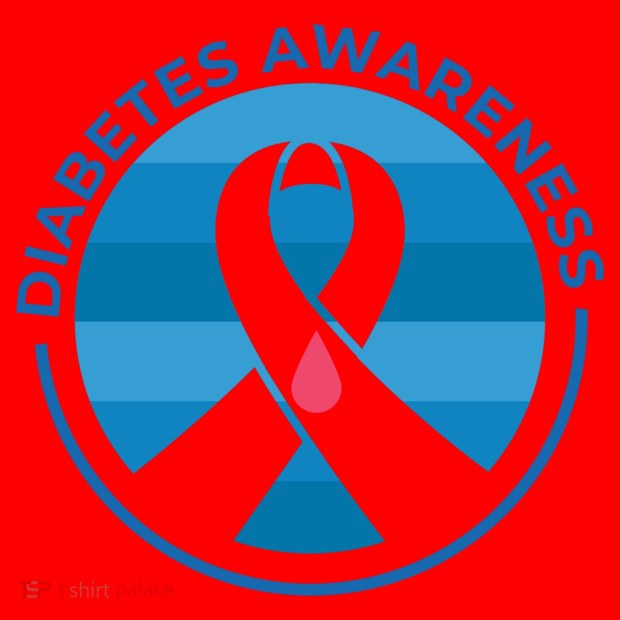 Diabetes Awareness Symbol Santa Hat