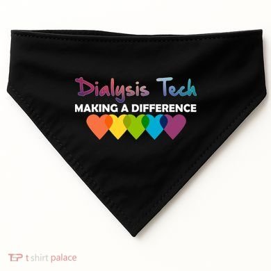 Dialysis Tech Making A Difference USA-Made Doggie Bandana